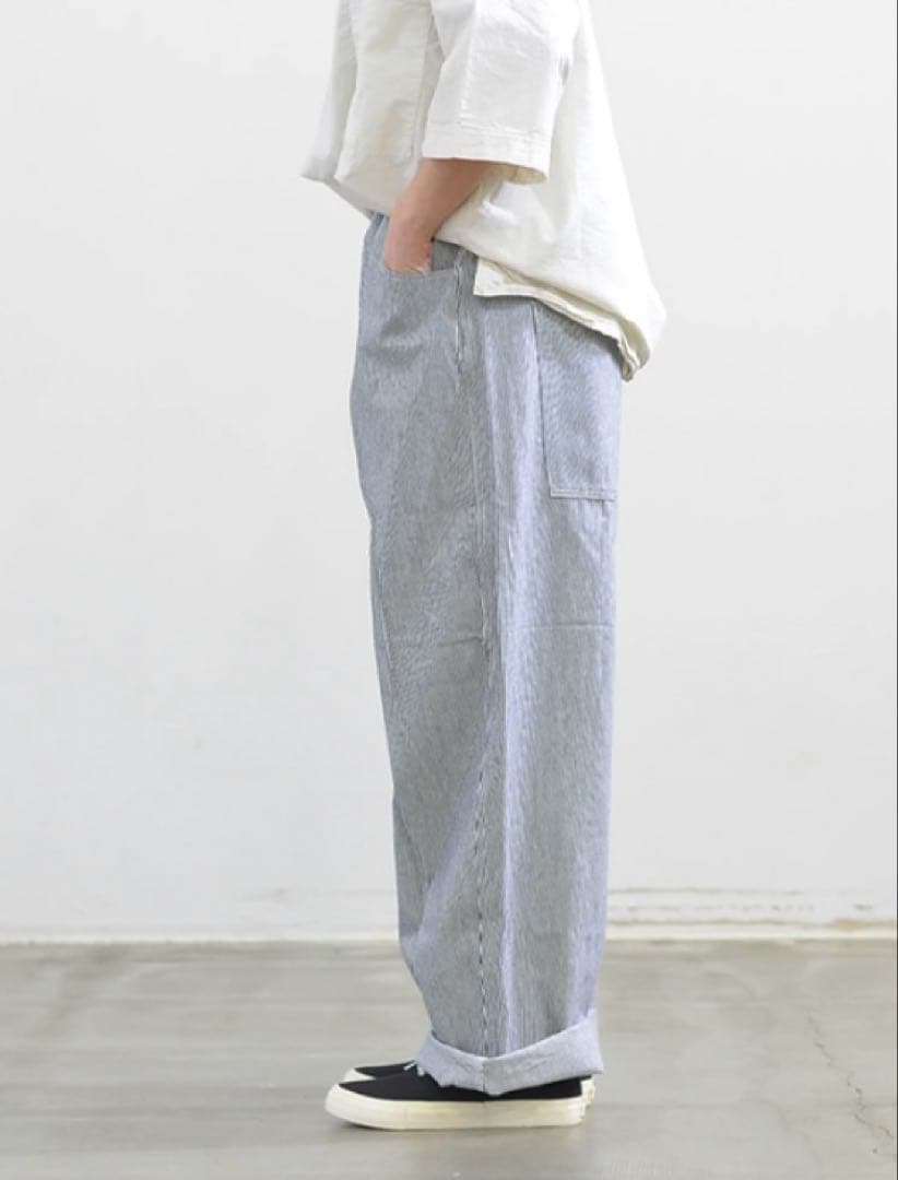 新品訳あり商品！NARU ヒッコリーノッポパンツ