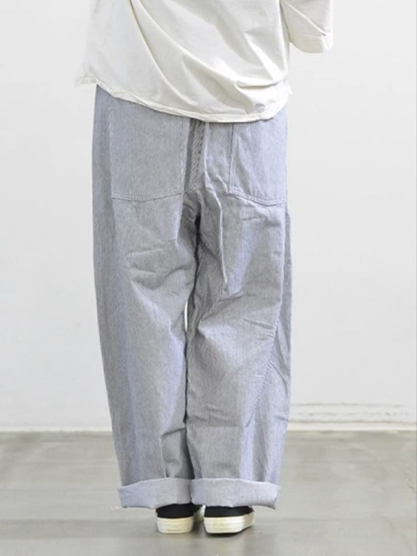 新品訳あり商品！NARU ヒッコリーノッポパンツ