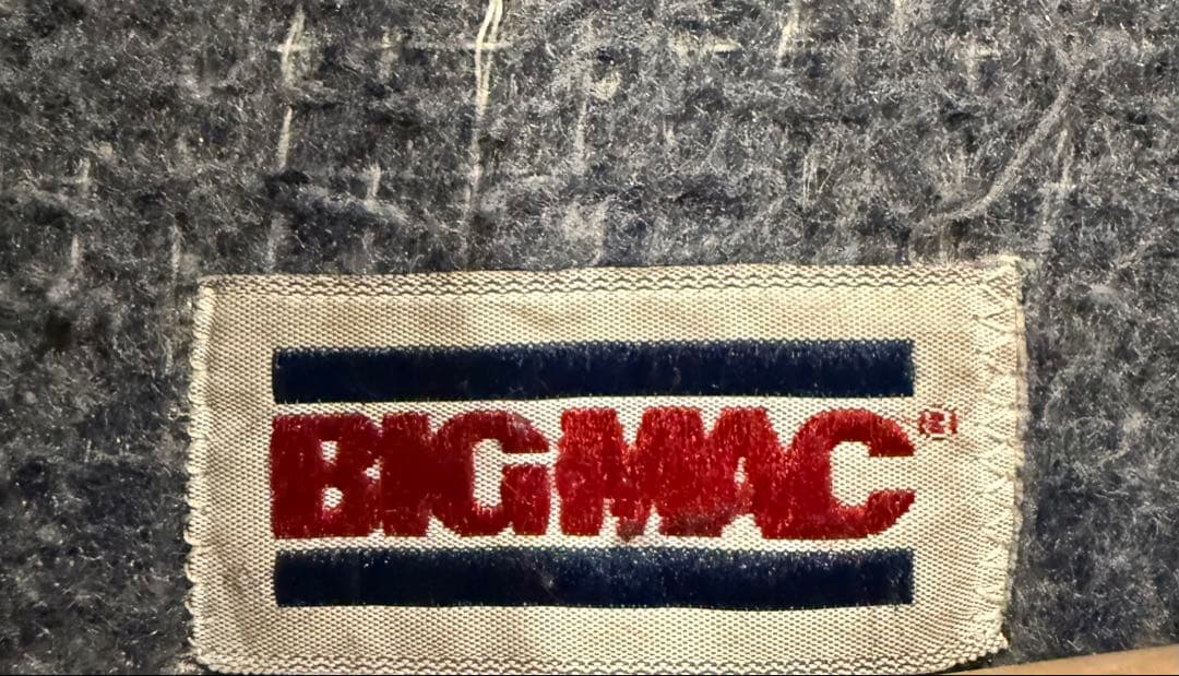 70s BIG MAC カバーオール ブランケット裏地　フェード