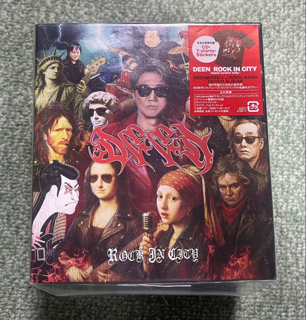 DEEN 「ROCK IN CITY」(完全生産限定盤)直筆サインミニ色紙付