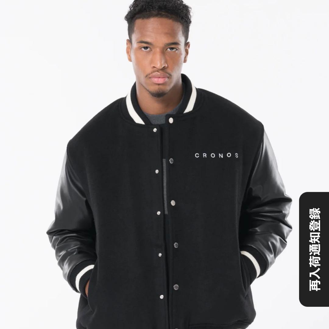 CRONOS ボンバージャケット ブラック