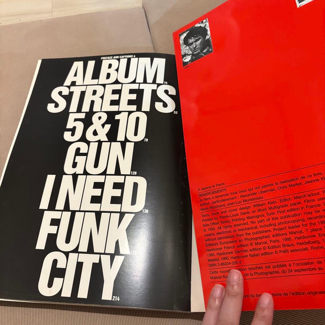 ウィリアム　クライン　ニューヨーク　写真集　1954.55