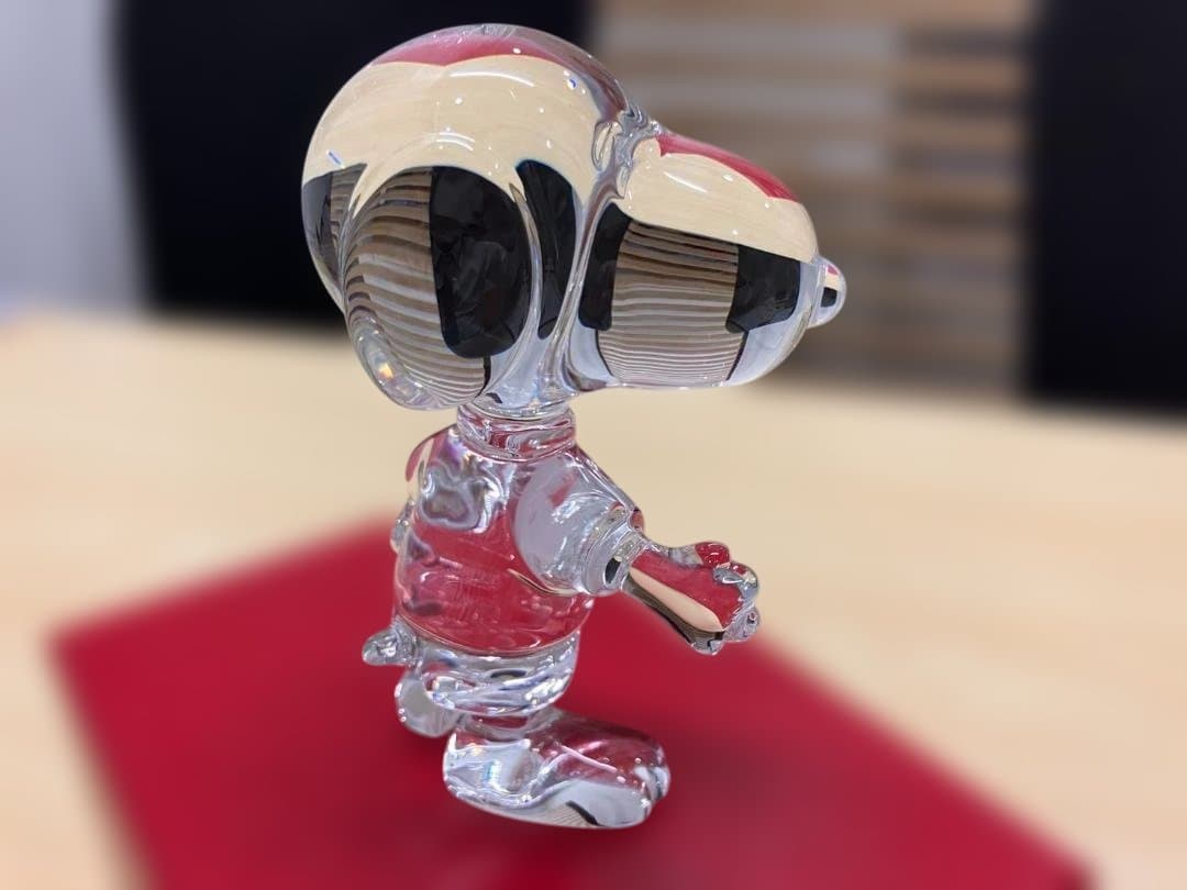 渢*様 超美品です！！　Baccarat　バカラ　スヌーピー　箱あり　オブジェ