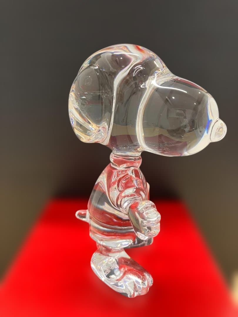 渢*様 超美品です！！　Baccarat　バカラ　スヌーピー　箱あり　オブジェ