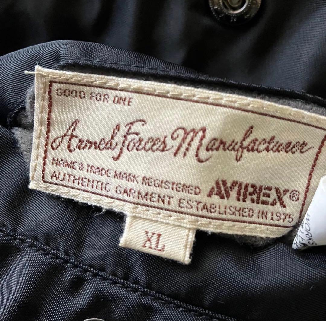 AVIREX MA-1 フライトジャケット　ブラック　XL