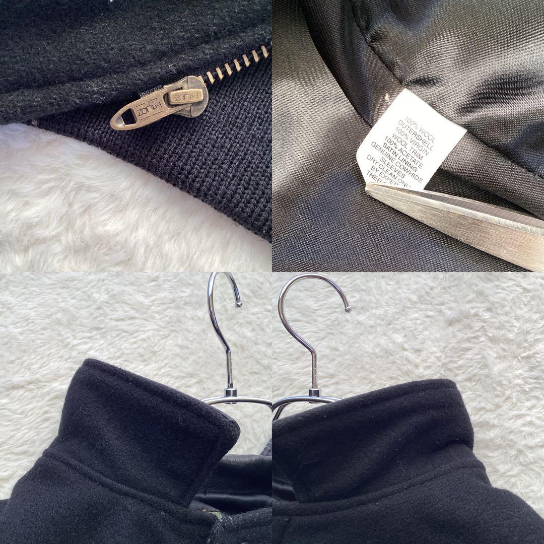 【希少】ゴールドジム スタジャン レザー切り替え USA製 XL 黒