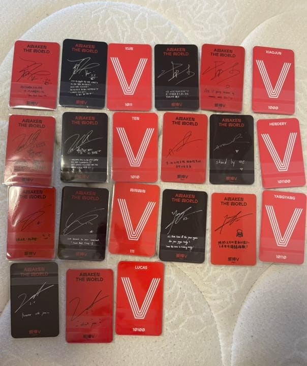 wayv awaken  the world  トレカ　18枚　セット