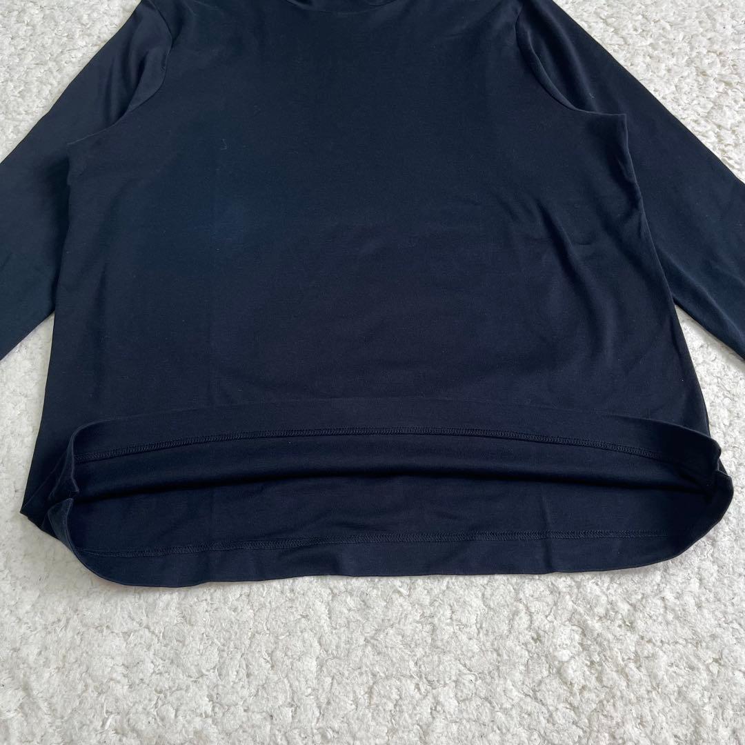 ZANONE イタリア製 タートルネックカットソー 50 ブラック