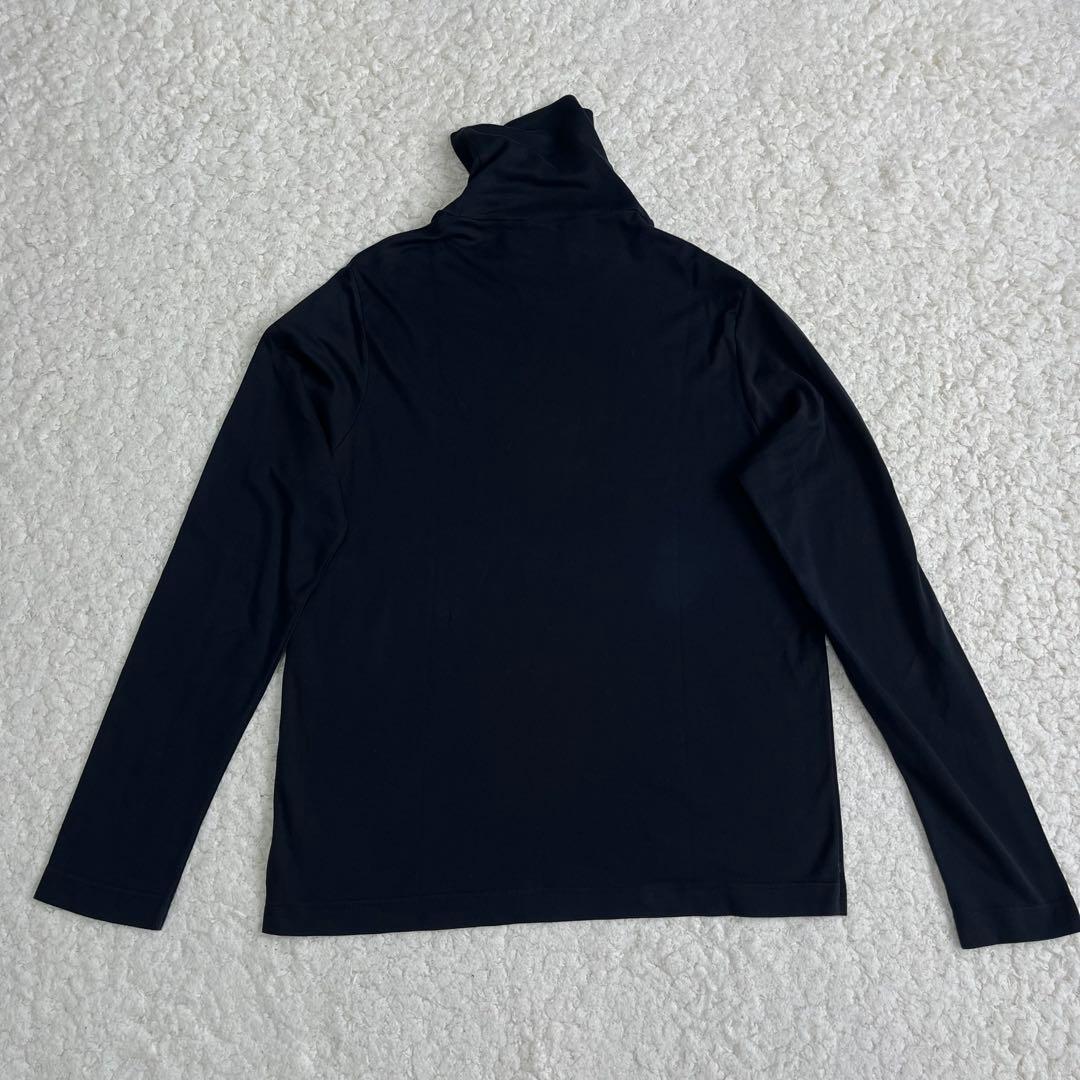 ZANONE イタリア製 タートルネックカットソー 50 ブラック