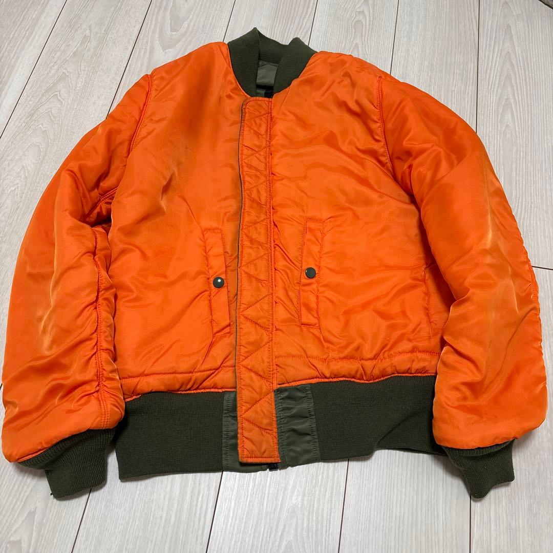 美品　ALPHA MAー1 フライトジャケット　短丈　カーキ