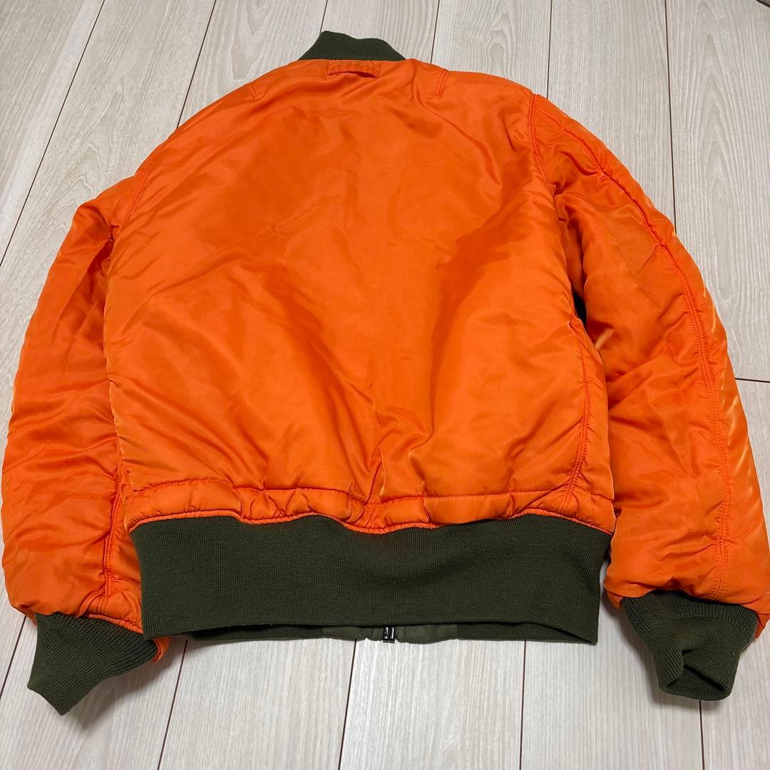 美品　ALPHA MAー1 フライトジャケット　短丈　カーキ