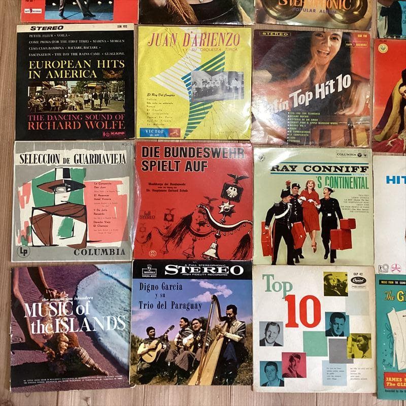 洋楽　10インチ【１箱】大量　RF0221-5　レコード　ムード　オールディーズ