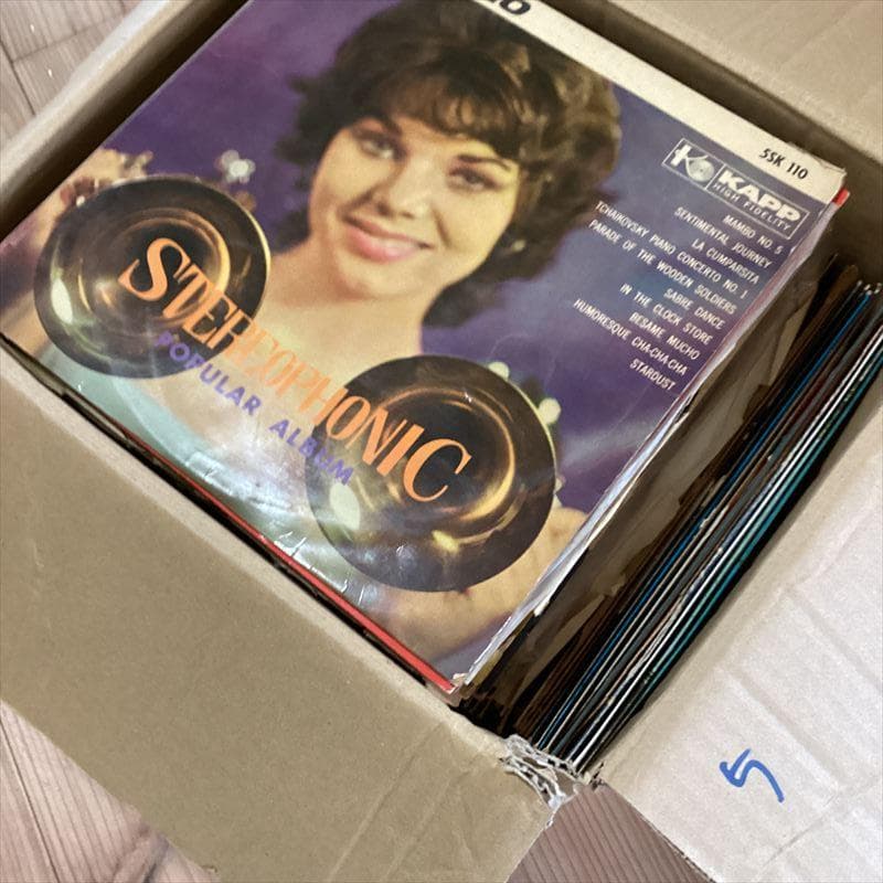 洋楽　10インチ【１箱】大量　RF0221-5　レコード　ムード　オールディーズ