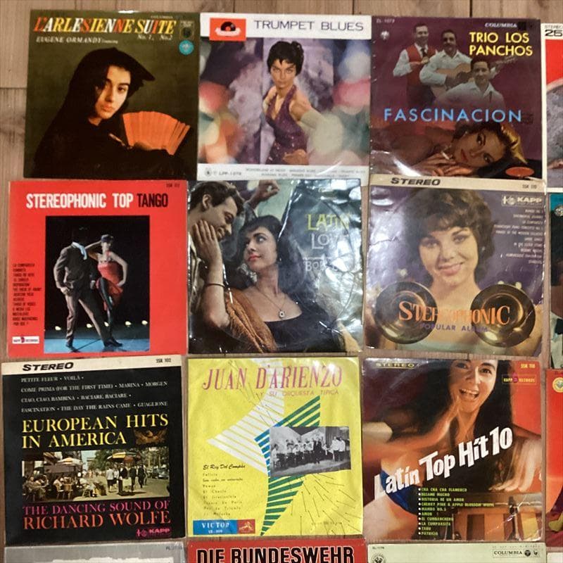 洋楽　10インチ【１箱】大量　RF0221-5　レコード　ムード　オールディーズ