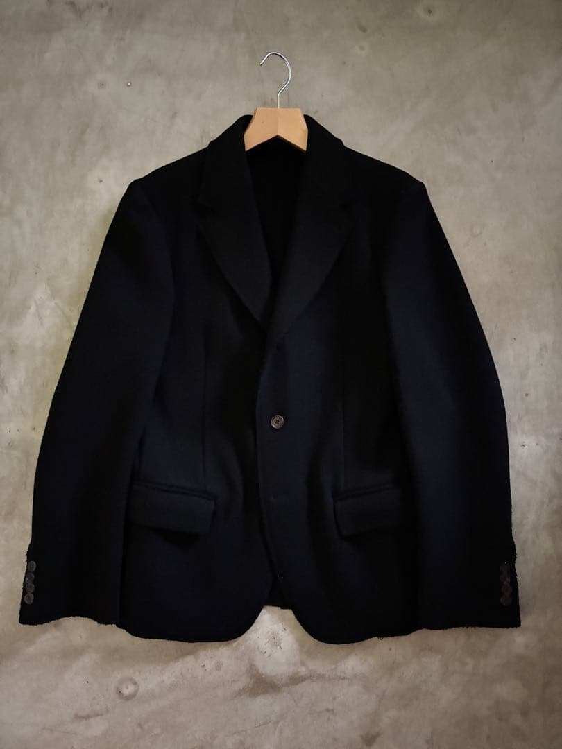 PRADA プラダ イタリア製 メンズ50R テーラードジャケット ブレザー 黒