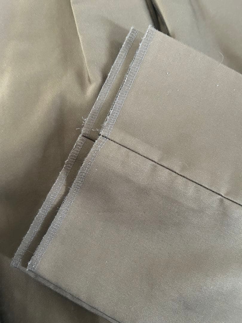 新品 NEAT GIZA Moleskin Beltless L KHAKI