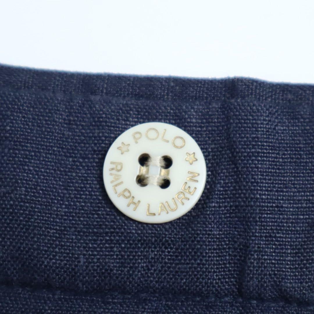 90s Polo Ralph Lauren 2タック リネン ワイドスラックス