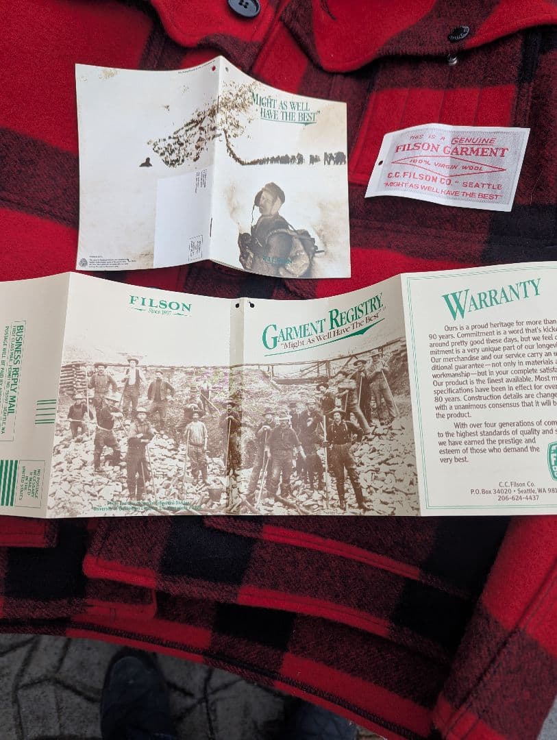 FILSON フィルソン 希少size44 USA製