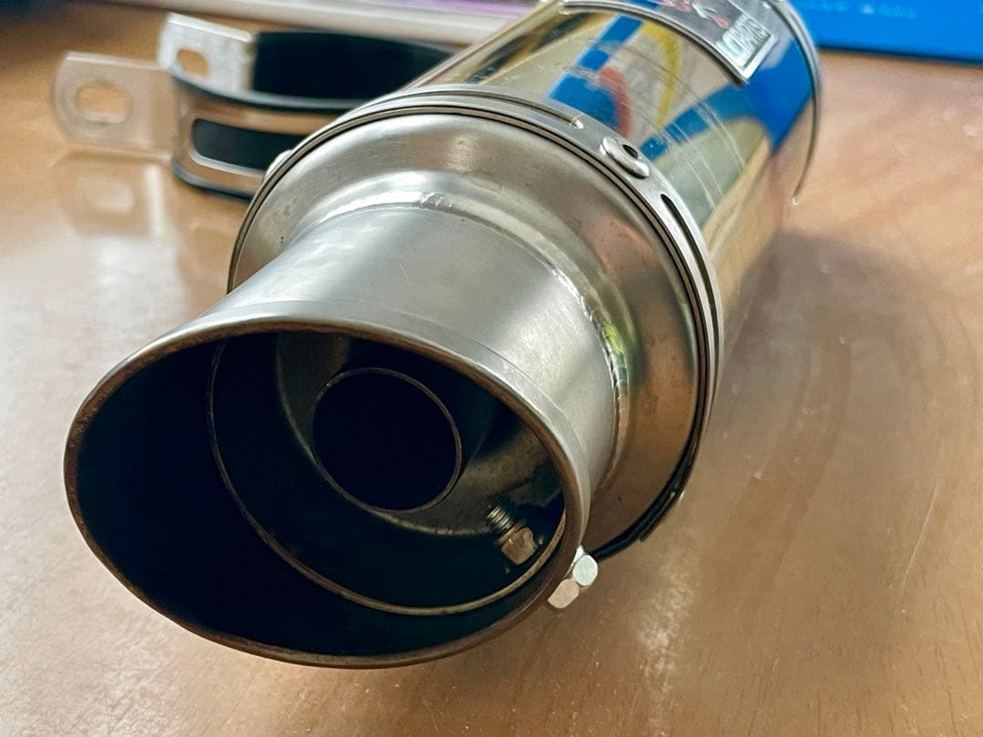 【いけ】 LCI PARTS フルチタン ショート マフラー 汎用