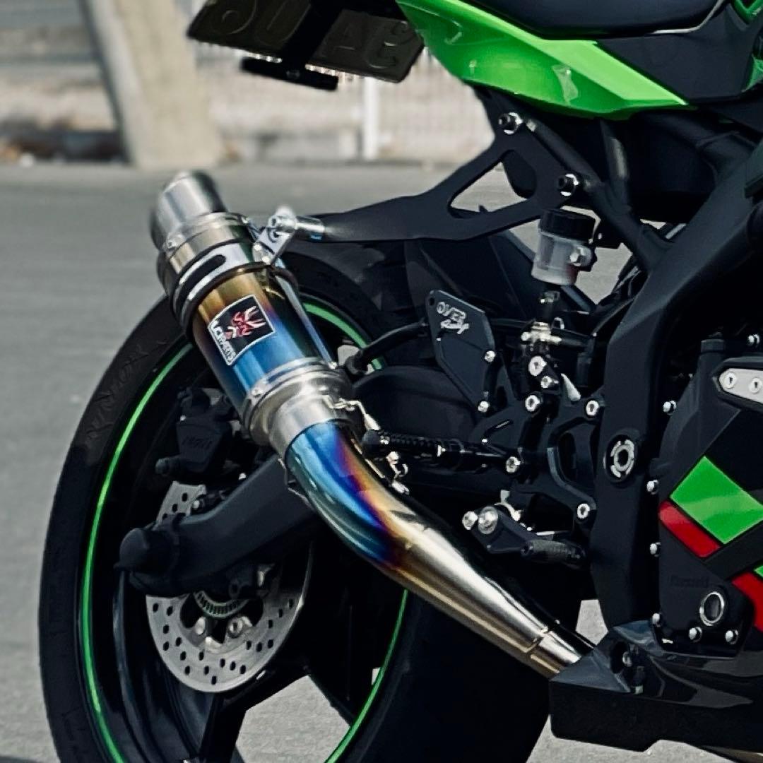 【いけ】 LCI PARTS フルチタン ショート マフラー 汎用