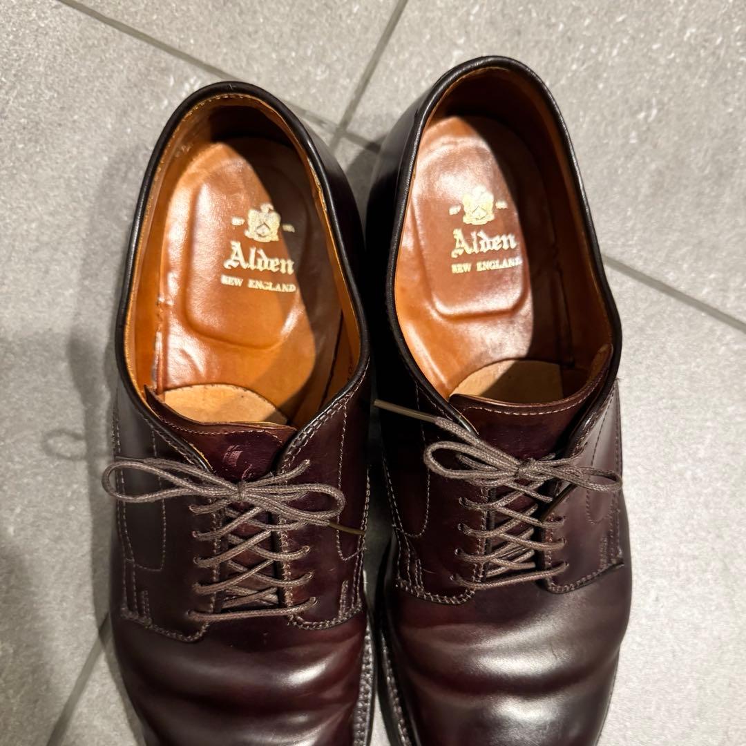 Alden 53501 8D シェルコードバン バーガンディ モディファイド