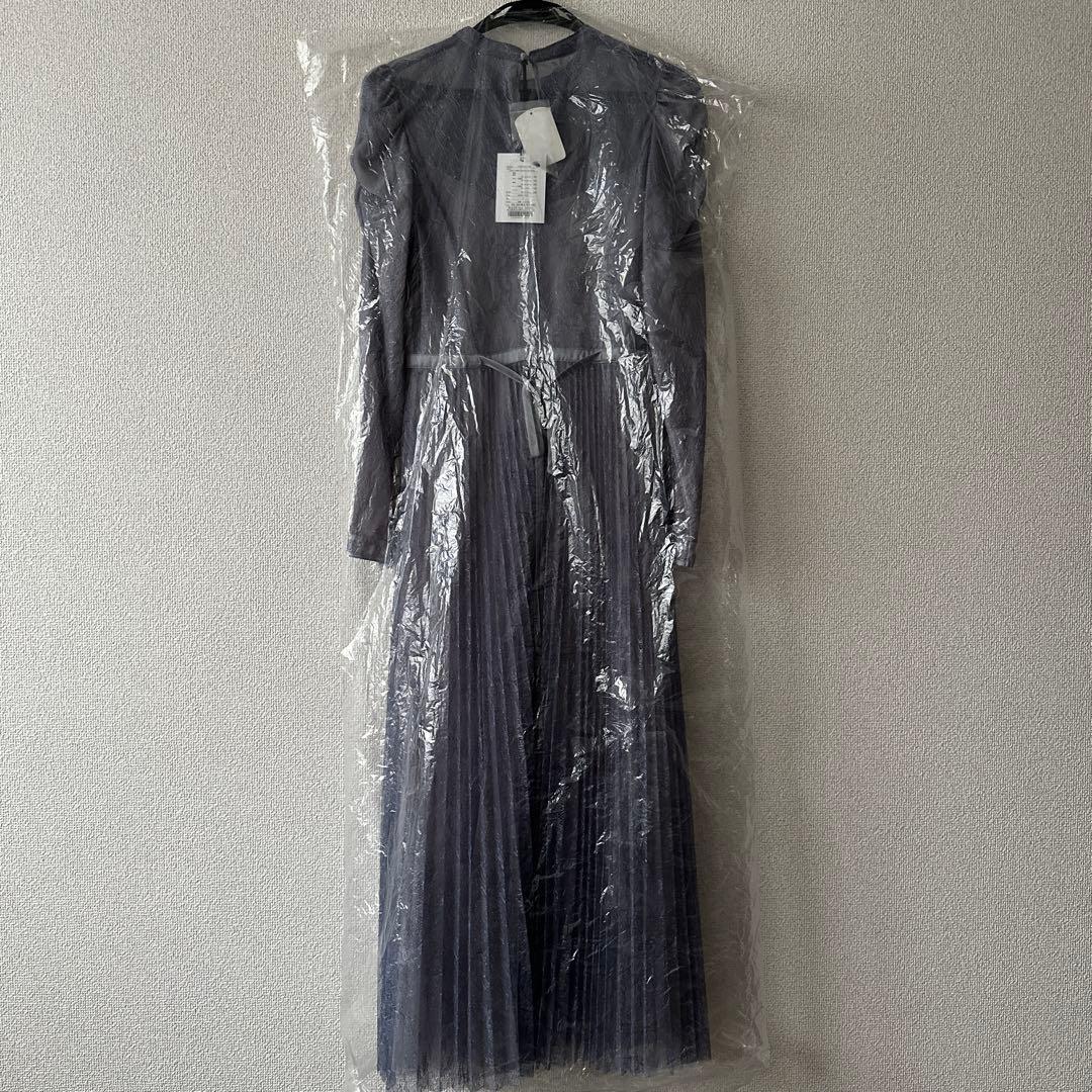 ワンピース Herlipto Lace-Trimmed Pleated Long Dress