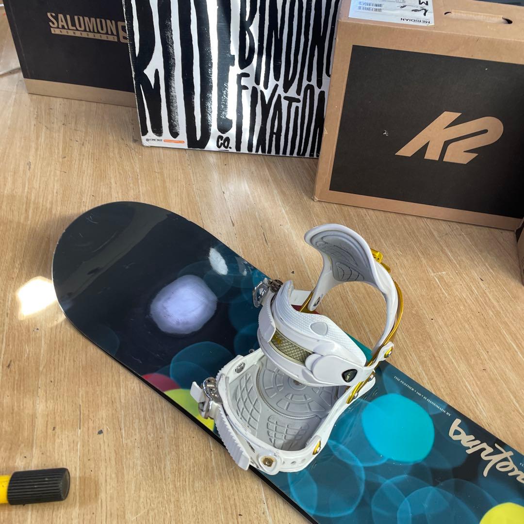 BURTON×AROT　バートン　バインディング付　スノーボードセット