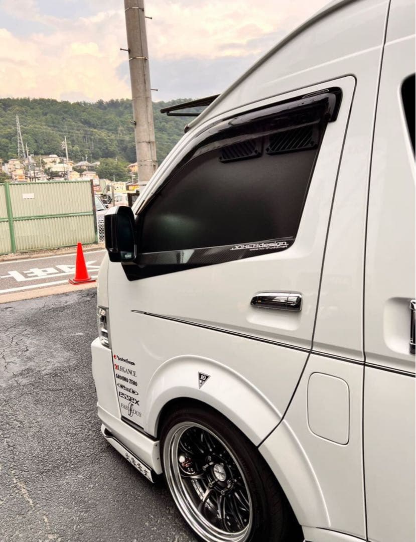 ハイエース用 エコフロー ウェイブ2 . 3 吸換気ダクトプレート 組立済 即納