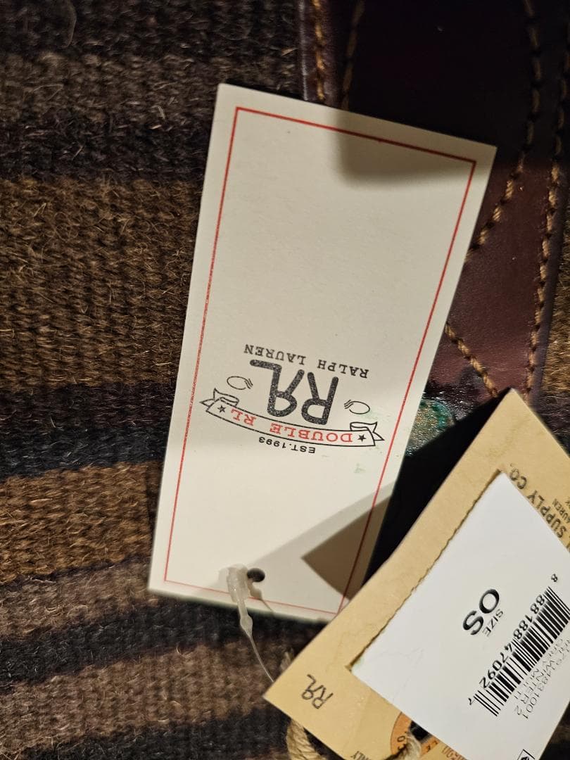 RRL★手織りジャカード オーバーナイトバッグ