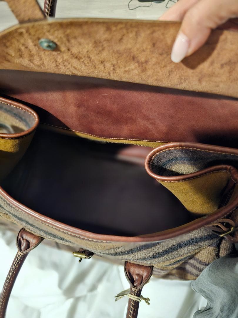 RRL★手織りジャカード オーバーナイトバッグ