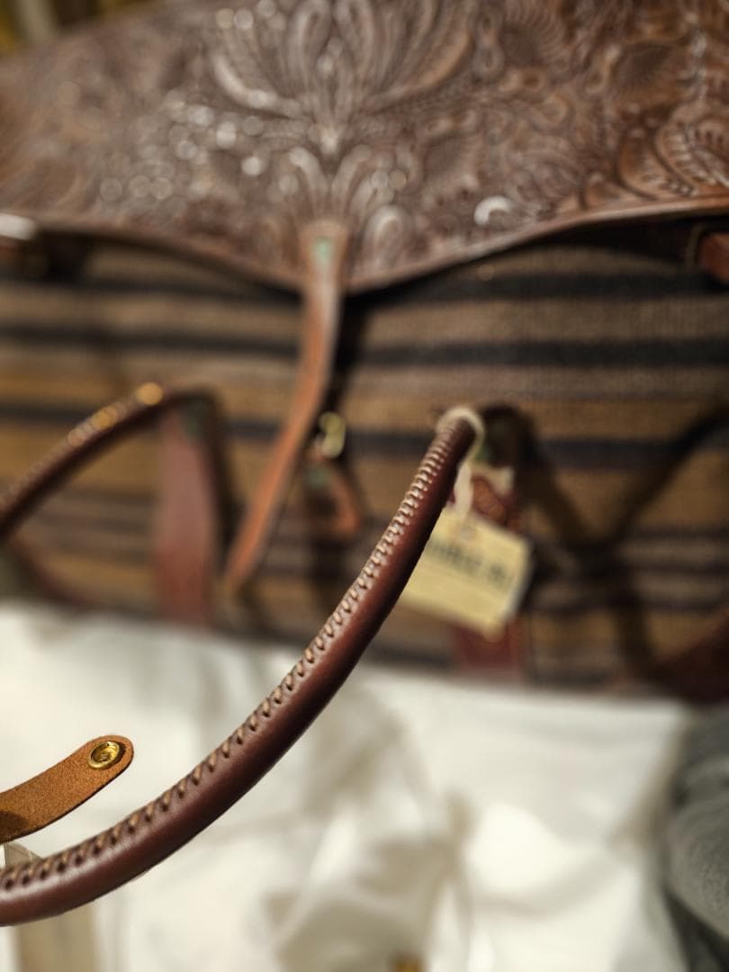 RRL★手織りジャカード オーバーナイトバッグ