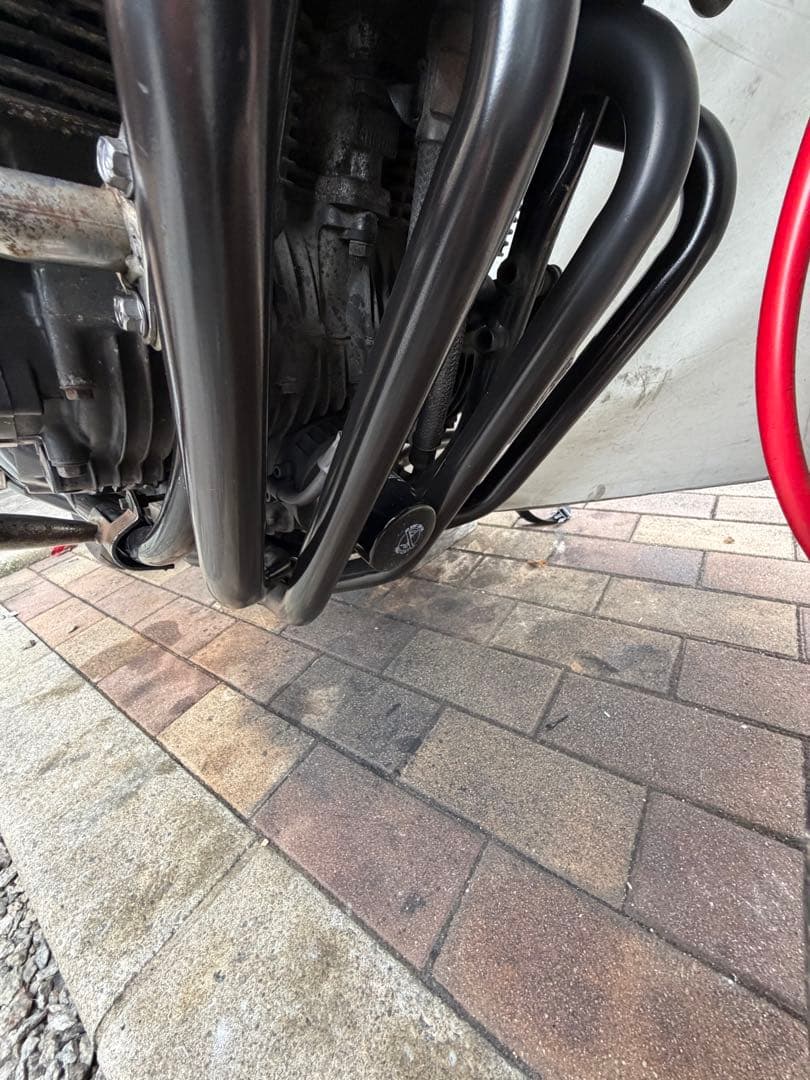 XJR400用 ワルツ機械マフラー 4-2-1 黒