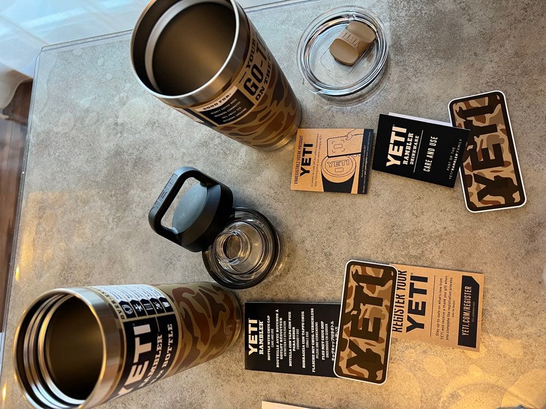 正規新品YETI 18oz Bottle & 20oz Tumbler