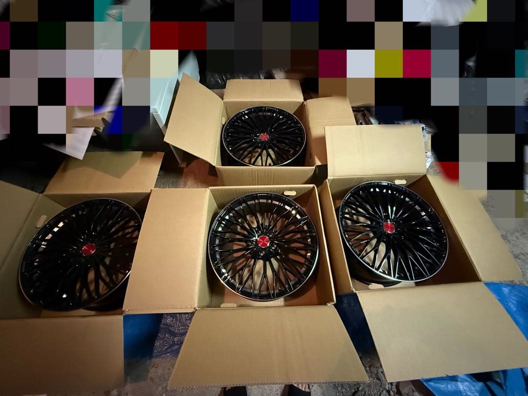 レアマイスターティニャネロBK/PO 20インチ8.5J 5H114 +45