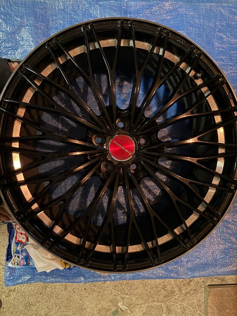 レアマイスターティニャネロBK/PO 20インチ8.5J 5H114 +45