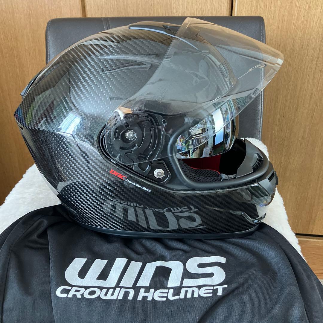 WINS CROWN HELMET ブラックカーボン