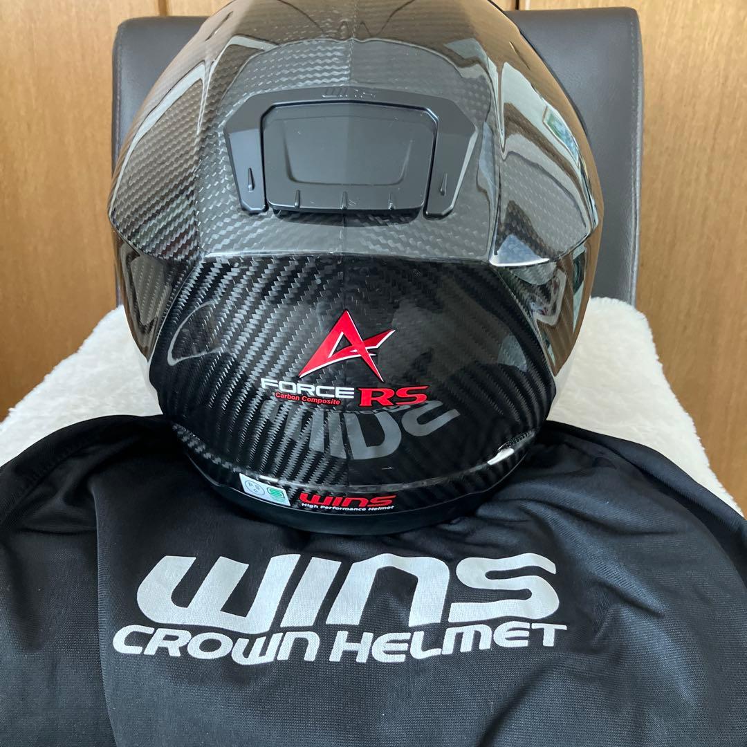WINS CROWN HELMET ブラックカーボン