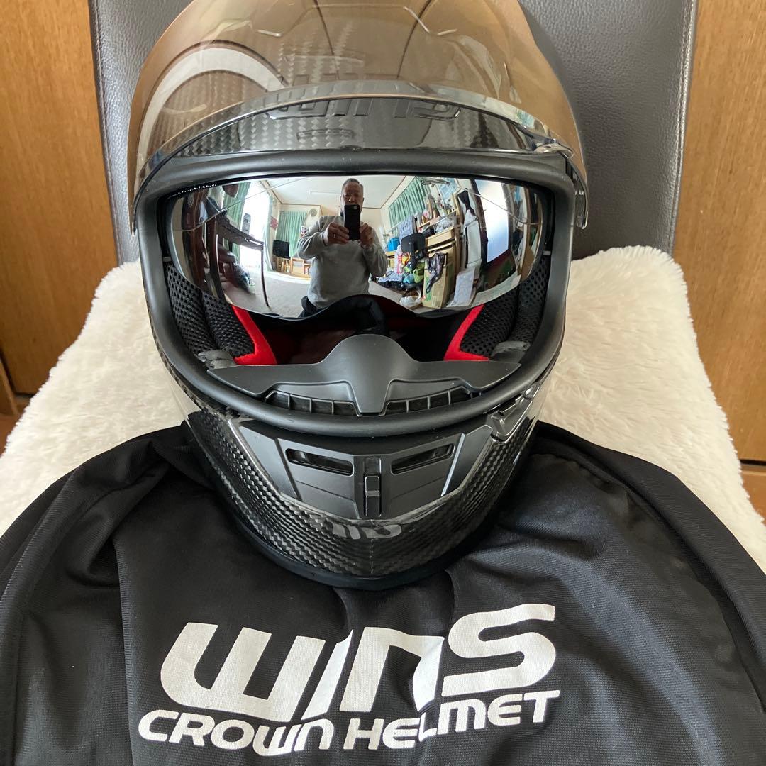 WINS CROWN HELMET ブラックカーボン