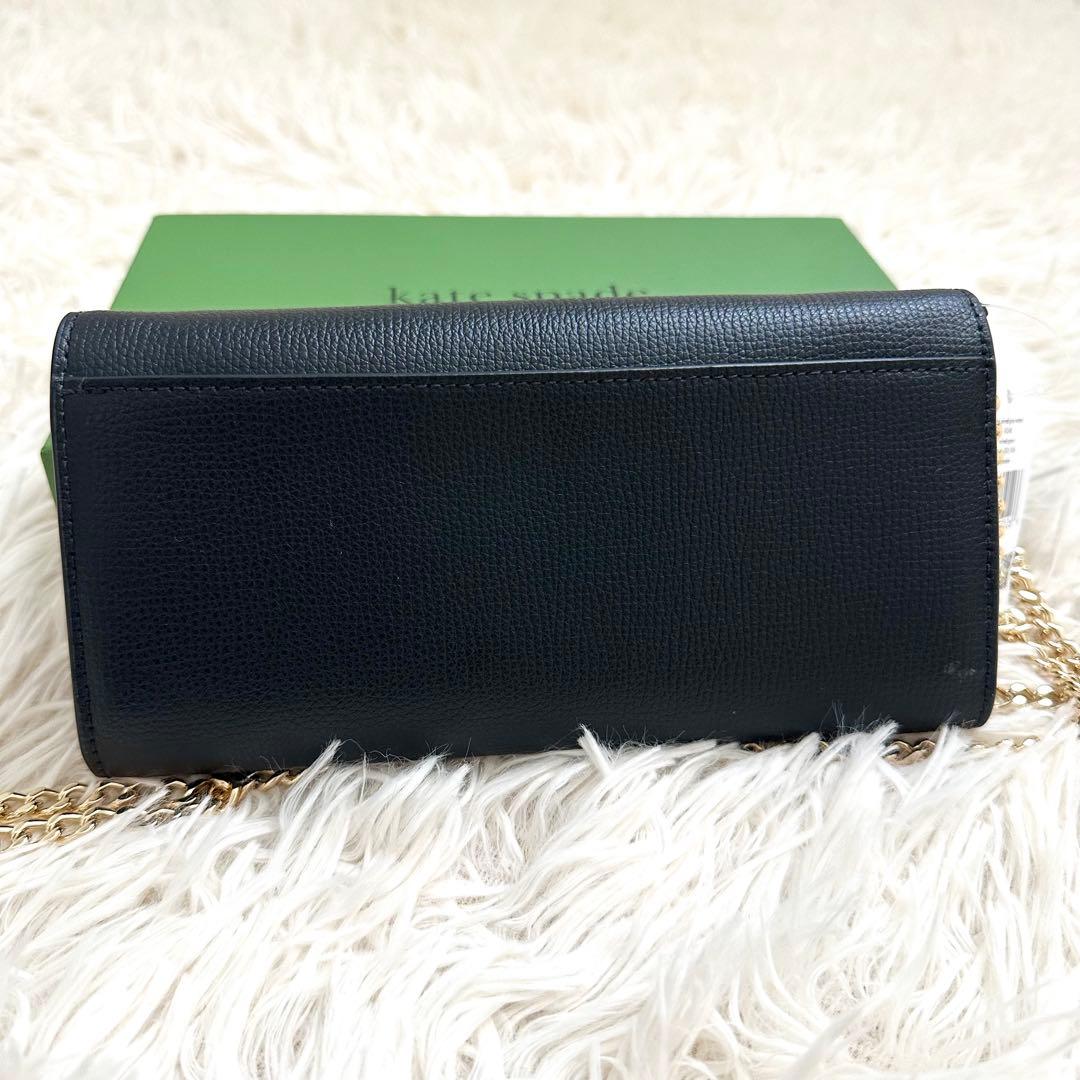 極美品✨️ケイトスペード フィービー ターンロックウォレット オン ア チェーン