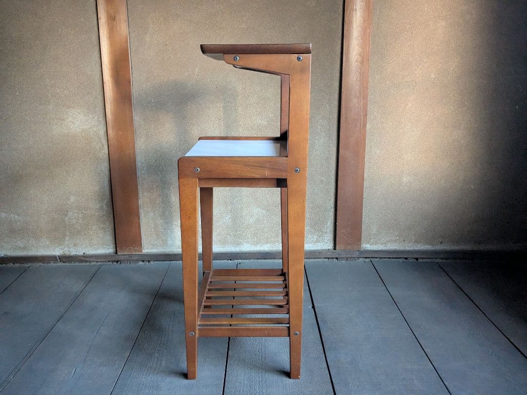 【とんとんちん】オールドカリモク 電話台　ヴィンテージ　KARIMOKU