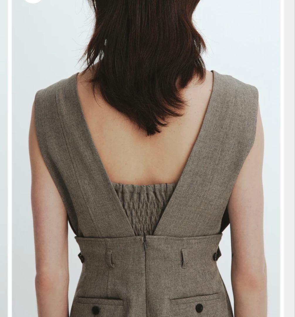 laubeblanc 4way twill combinaison グレージュ