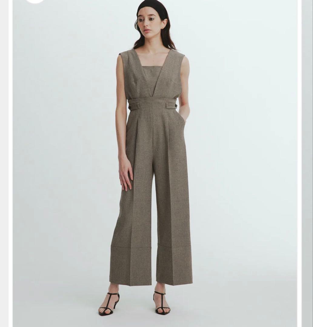 laubeblanc 4way twill combinaison グレージュ