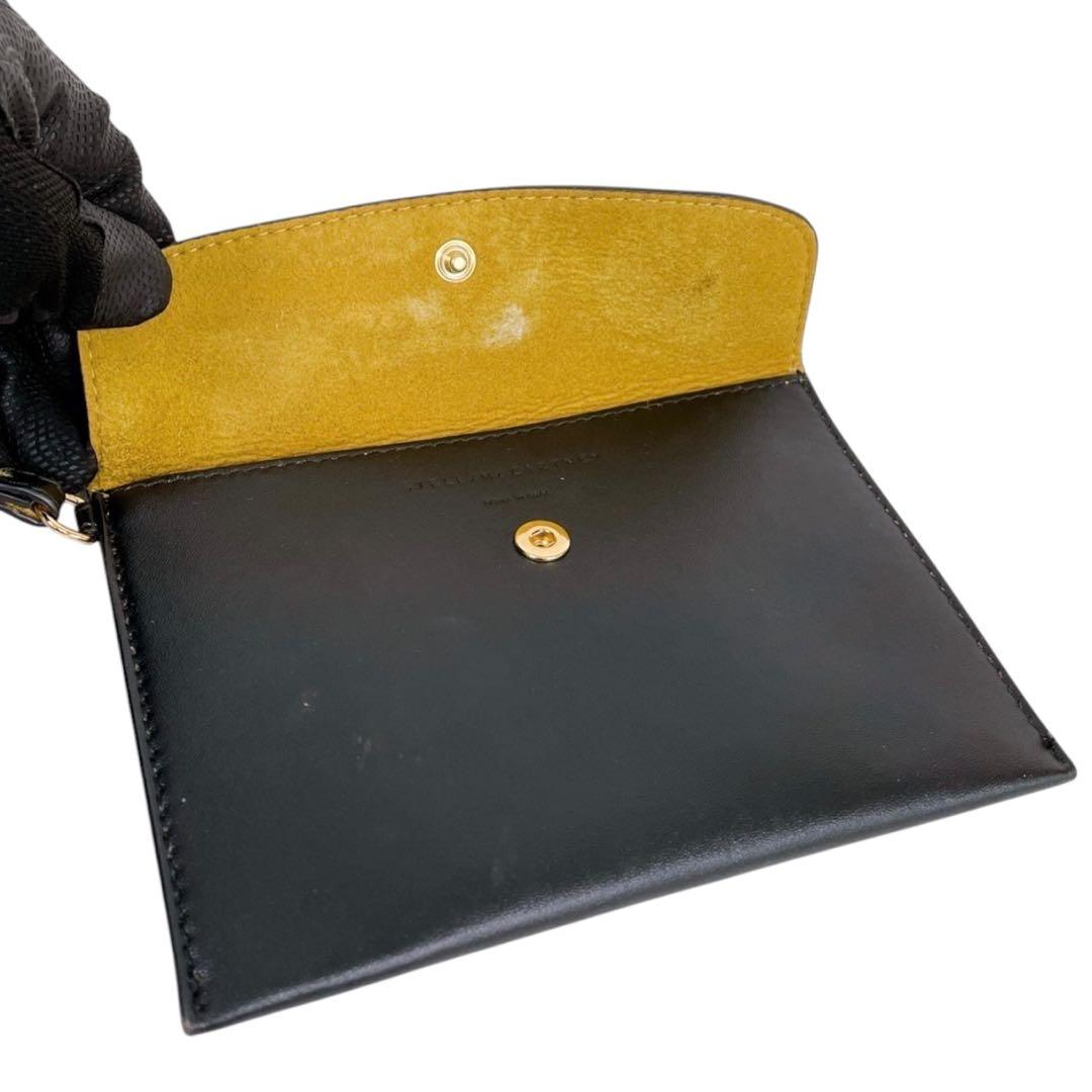 希少　ステラマッカートニー　トートバッグ　ポーチ　レザー　ブラック　4491