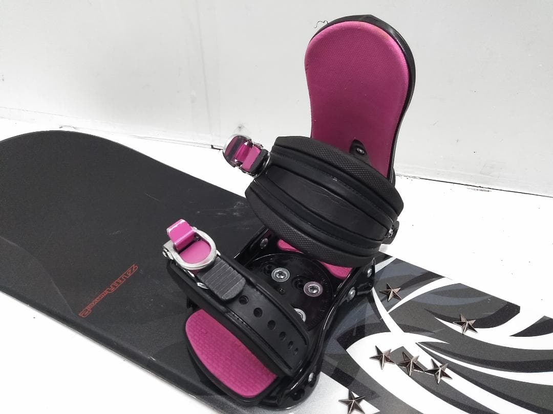 ZUMA WAVE2 154cm スノーボード 2点セット ケース付 ビンM △