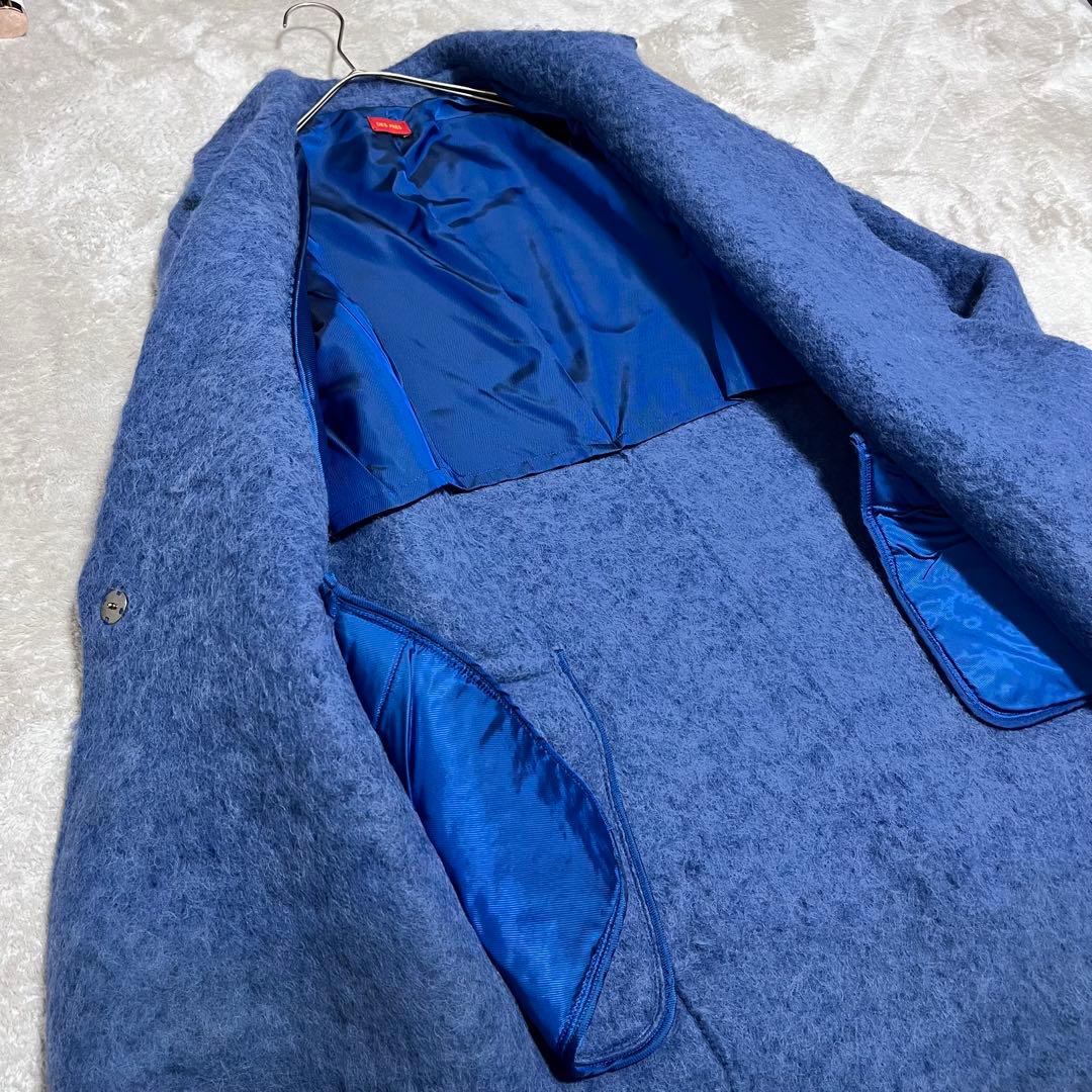 Jasmine　　デプレ　アルパカ、ウール　シャギー　ロングチェスター