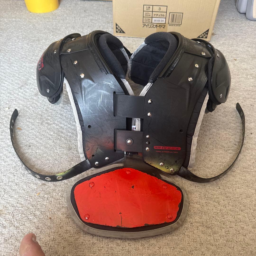アメリカンフットボール ショルダーパッド SPK バックプレート付き