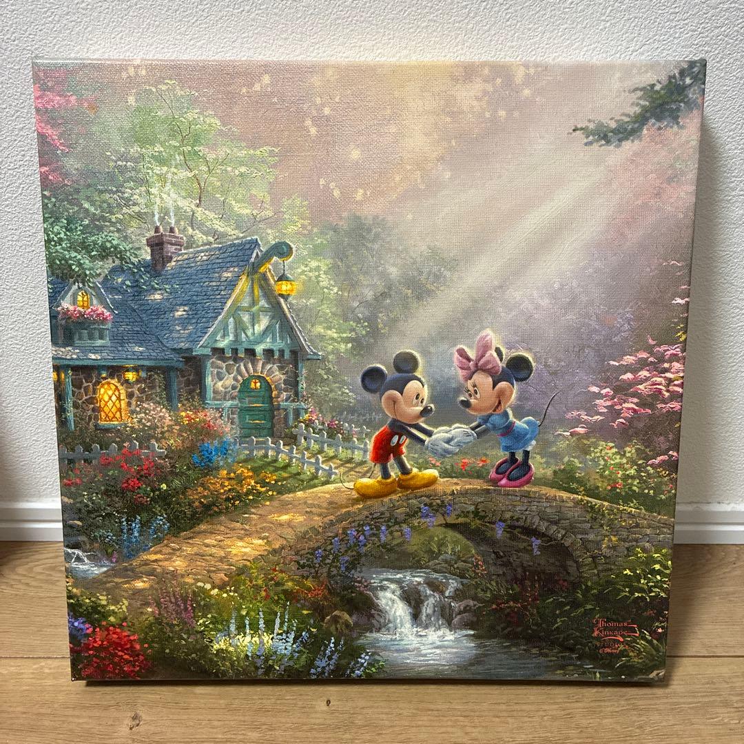 トーマス・キンケード ミッキー ミニー Disney 絵画