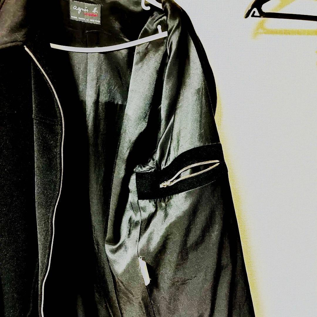 agnès b. ブラック コート ※とにかく温かい印象