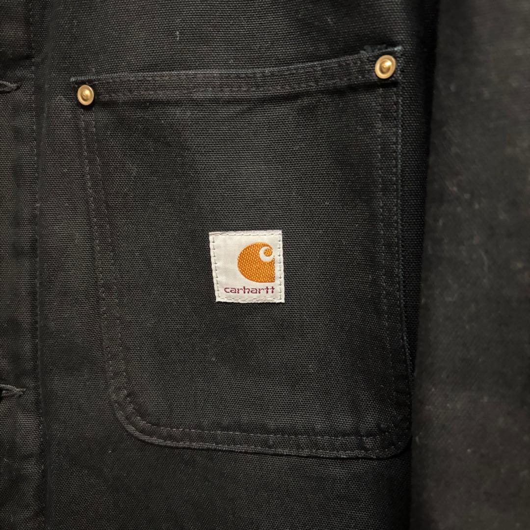 Carhartt 2022春カーハート ダックチョアジャケット M 黒 ブラック