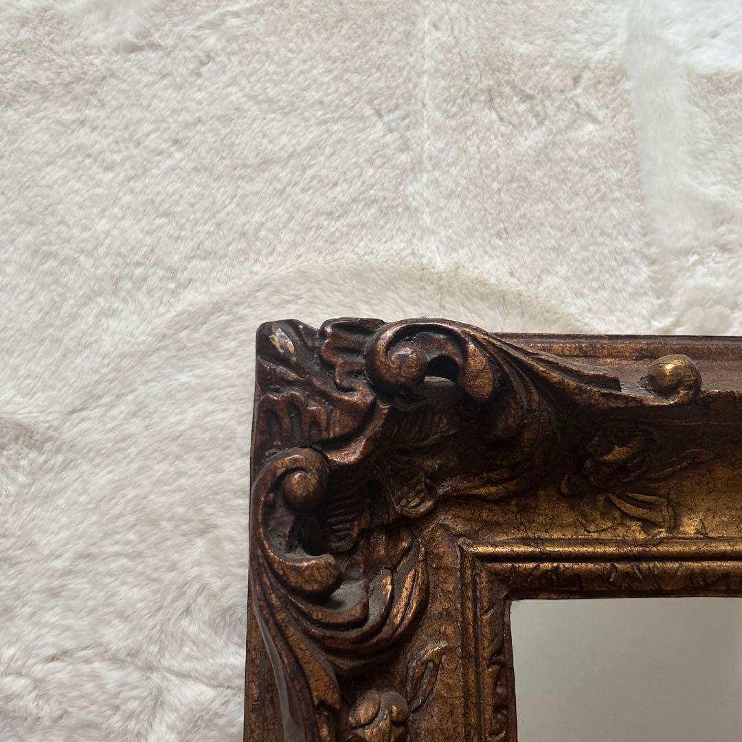 アメリカ　アンティークストア購入★ 大判ミラー